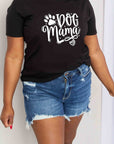 Dark Slate Gray Simply Love Full Size DOG MAMA Graphic Cotton T-Shirt