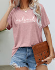 Rosy Brown AWKWARD IS MY SPECIALTY Graphic Tee Sentient Beauty Fashions Apparel & Accessories
