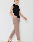 Light Gray Marina West Swim Pleated Relaxed-Fit Slight Drop Crotch Jogger Sentient Beauty Fashions Apparel & Accessories