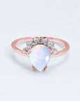 Lavender 925 Sterling Silver Moonstone Ring Sentient Beauty Fashions jewelry