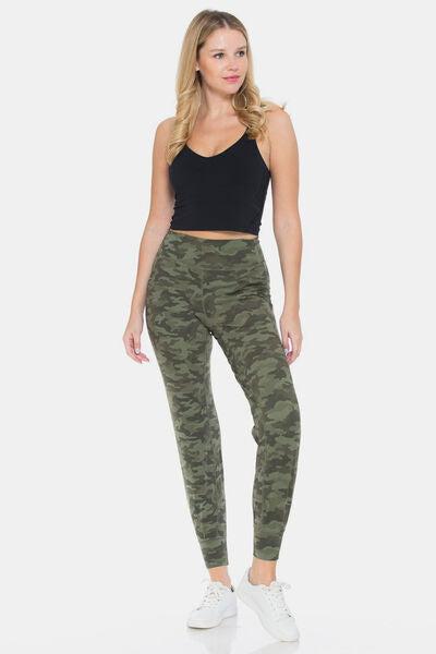 White Smoke Leggings Depot Camouflage High Waist Leggings Sentient Beauty Fashions Apparel &amp; Accessories