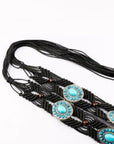 White Smoke Bohemian Braid Belt Sentient Beauty Fashions *Accessories