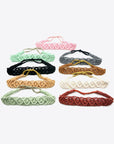 White Smoke Assorted 2-Pack Macrame Flexible Headband Sentient Beauty Fashions Apparel & Accessories
