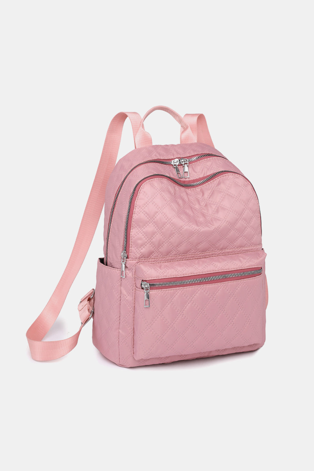Misty Rose Medium Polyester Backpack Sentient Beauty Fashions *Accessories