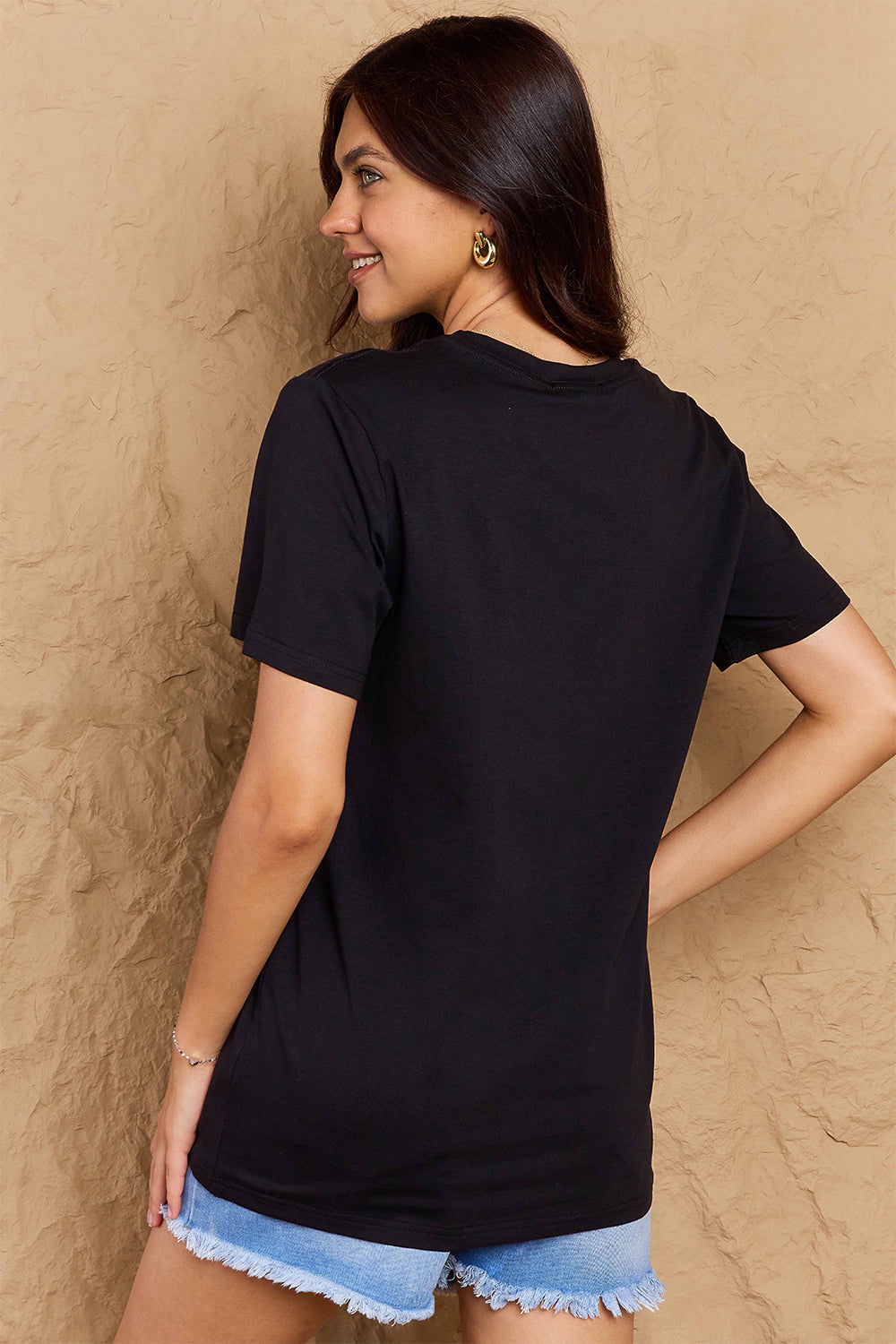 Rosy Brown Simply Love Full Size CAPRICORNUS Graphic T-Shirt