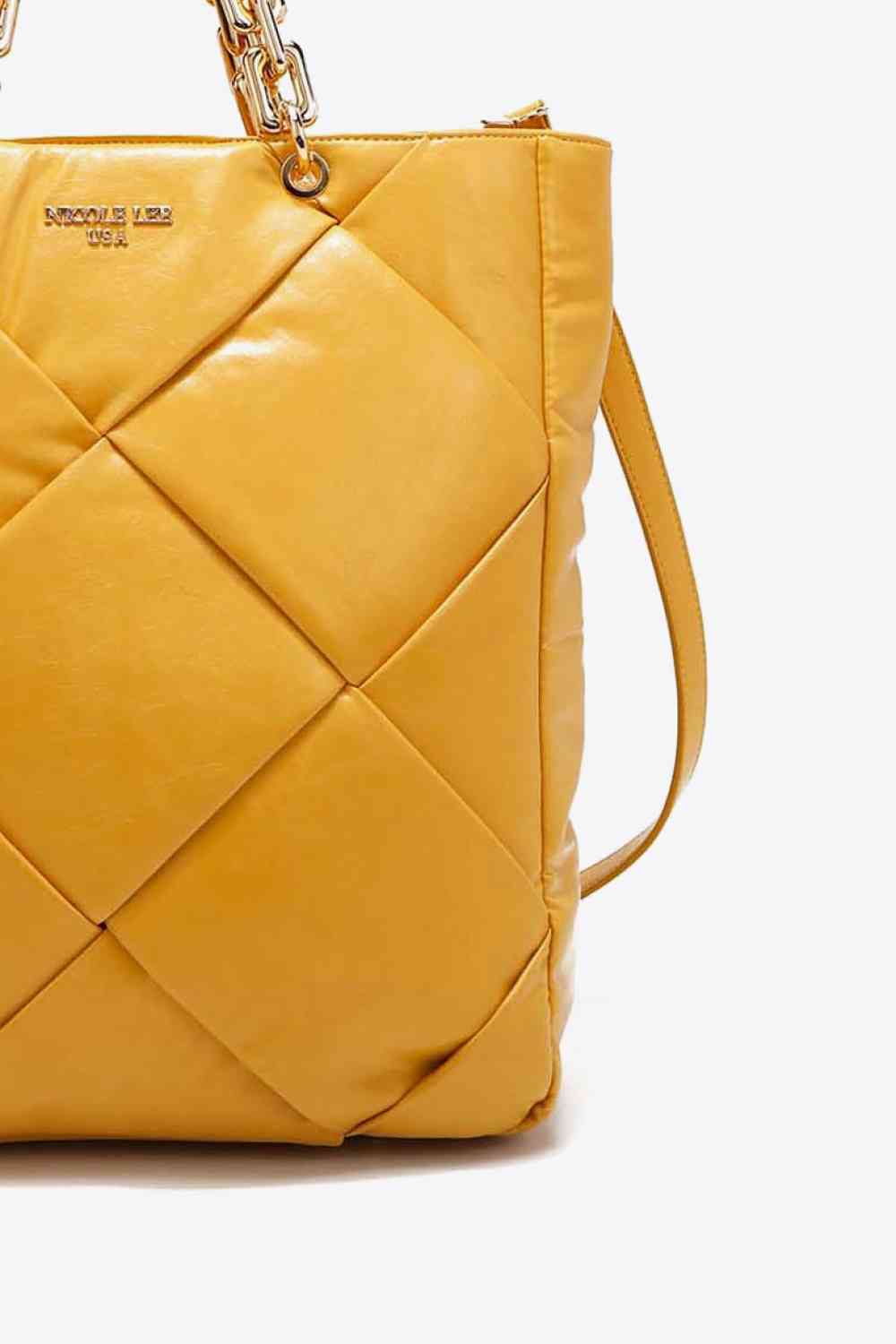 Goldenrod Nicole Lee USA Mesmerize Handbag Sentient Beauty Fashions *Accessories