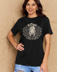 Tan Simply Love Full Size VIRGO Graphic T-Shirt Sentient Beauty Fashions Apparel & Accessories