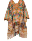 Rosy Brown Plaid Fringe Detail Scarf Sentient Beauty Fashions *Accessories