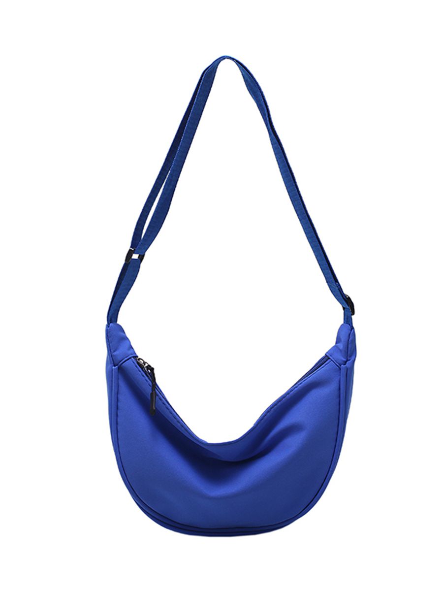 Dark Slate Blue Polyester Sling Bag