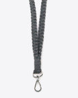 White Smoke Assorted 2-Pack Hand-Woven Lanyard Keychain Sentient Beauty Fashions Apparel & Accessories