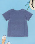 Dark Gray V-Neck Short Sleeve T-Shirt Sentient Beauty Fashions Apparel & Accessories