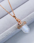 Gray 925 Sterling Silver Moonstone Pendant Necklace Sentient Beauty Fashions Jewelry
