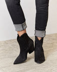 Dark Slate Gray East Lion Corp Rhinestone Ankle Cowboy Boots Sentient Beauty Fashions Apparel & Accessories