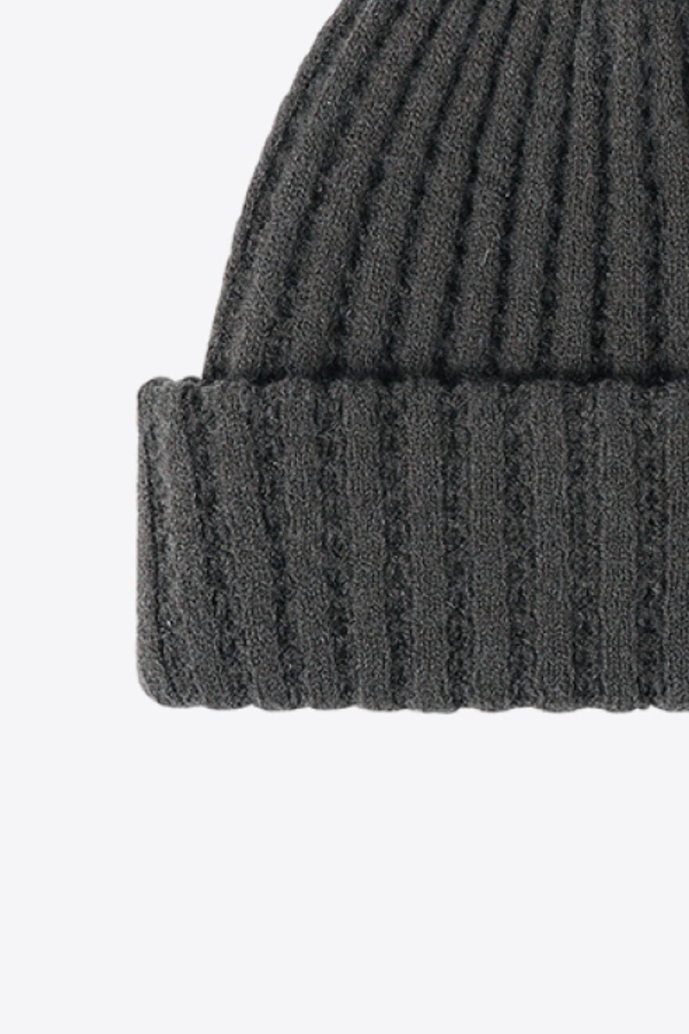 Dark Slate Gray Wide Rib Beanie