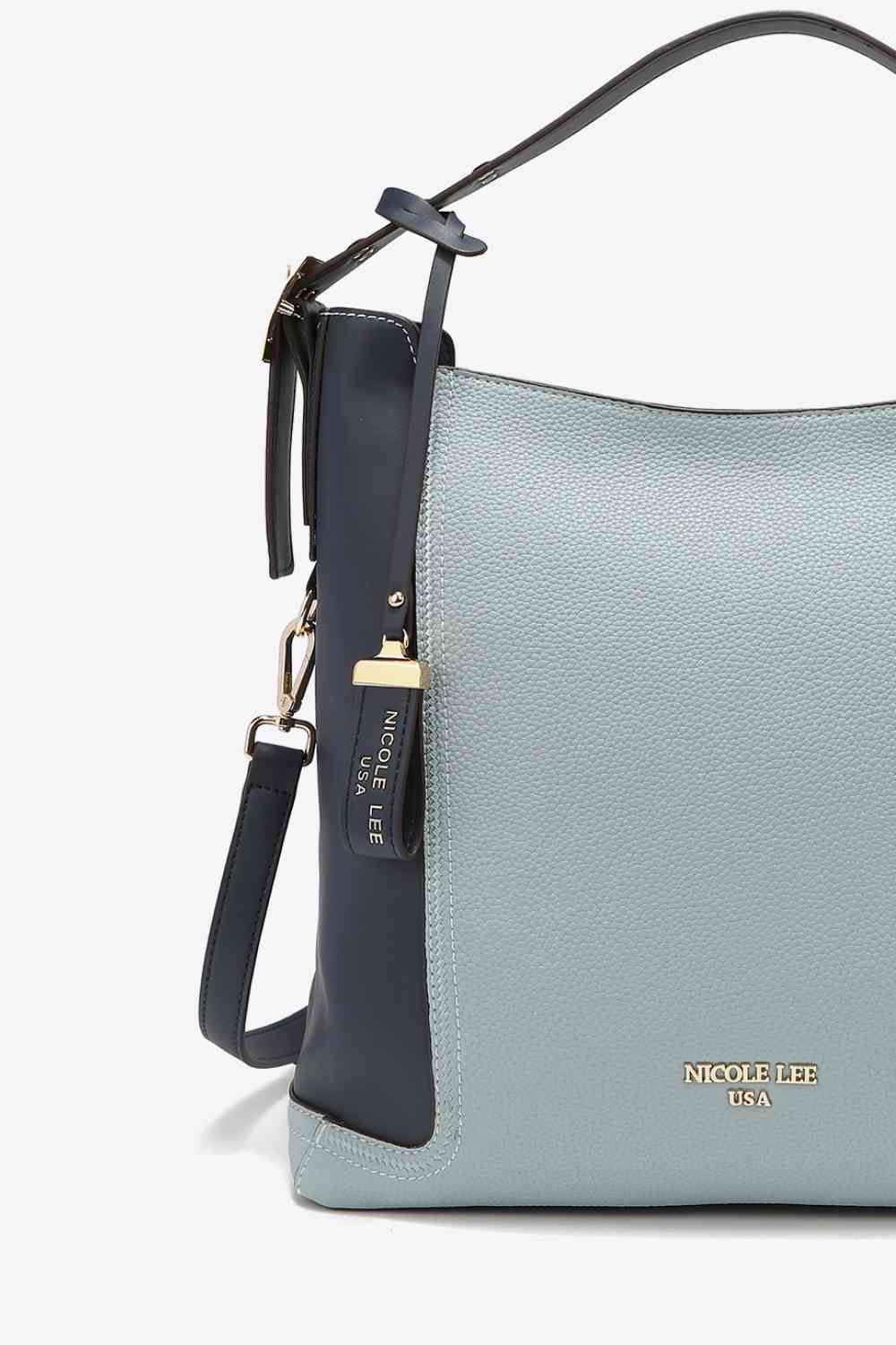 Dark Slate Gray Nicole Lee USA Make it Right Handbag Sentient Beauty Fashions *Accessories