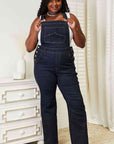 Black Judy Blue Full Size High Waist Classic Denim Overalls Sentient Beauty Fashions Apparel & Accessories