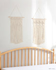 Light Gray Macrame Bohemian Hand Woven Fringe Wall Hanging Sentient Beauty Fashions Home Decor