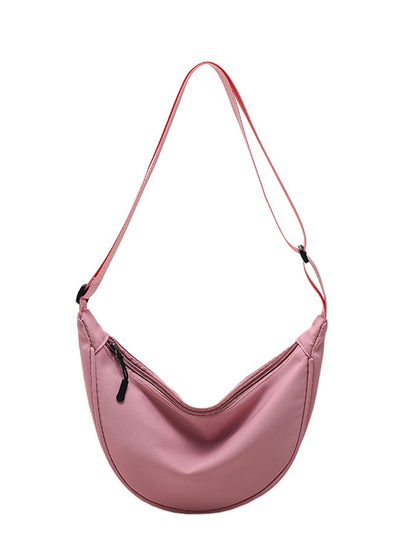 Rosy Brown Polyester Sling Bag