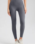 Light Gray Wide Waistband Sport Leggings