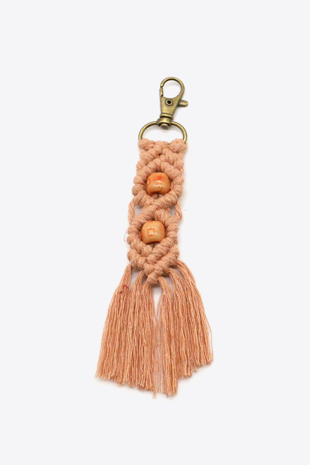 White Smoke Assorted 4-Pack Handmade Macrame Fringe Keychain Sentient Beauty Fashions Apparel &amp; Accessories
