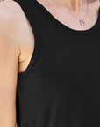Tan Basic Bae Full Size Round Neck Tank Sentient Beauty Fashions Apparel & Accessories