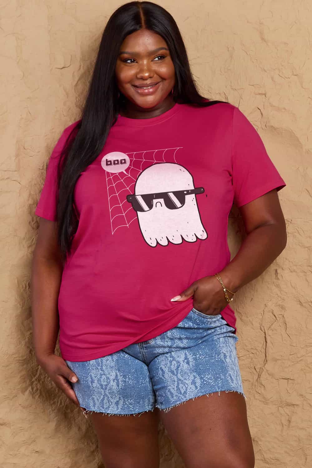 Simply Love Full Size BOO Graphic Cotton Tee