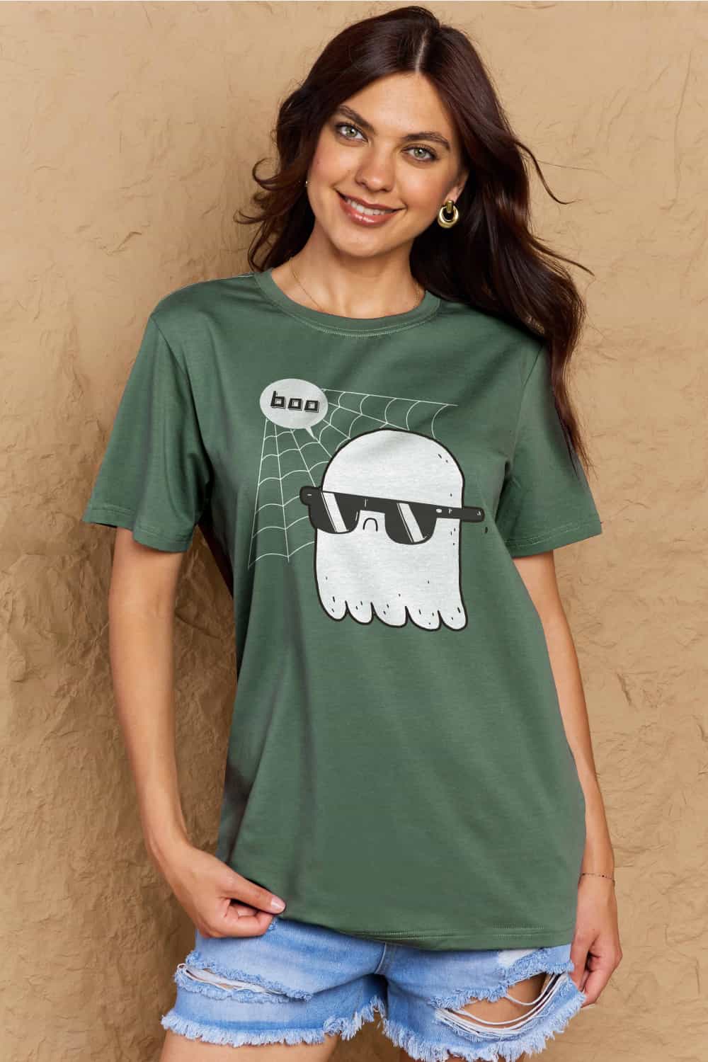 Simply Love Full Size BOO Graphic Cotton Tee