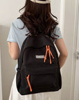 Gray Nylon Large Backpack Sentient Beauty Fashions *Accessories