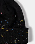 Light Gray Confetti Rib-Knit Cuff Beanie Sentient Beauty Fashions *Accessories
