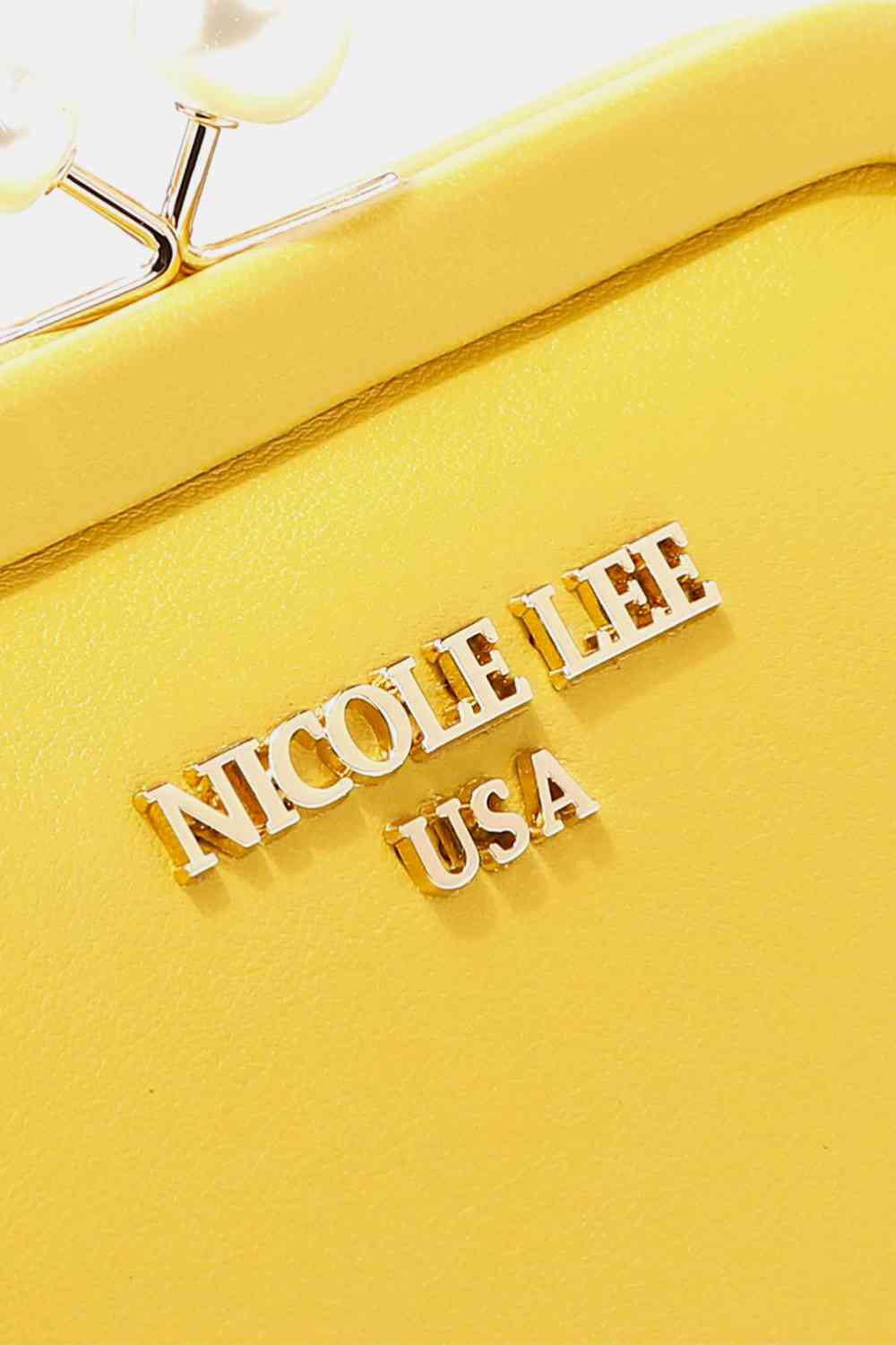 Sandy Brown Nicole Lee USA Elise Pearl Coin Purse Sentient Beauty Fashions *Accessories