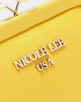 Sandy Brown Nicole Lee USA Elise Pearl Coin Purse