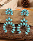 Sienna Artificial Turquoise Drop Earrings Sentient Beauty Fashions jewelry