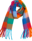 Sienna Fringe Detail Polyester Scarf Sentient Beauty Fashions *Accessories