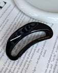Gray Acetate Hair Claw Clip Sentient Beauty Fashions *Accessories
