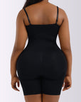 Black Full Size Spaghetti Strap Shaping Romper Sentient Beauty Fashions Activewear