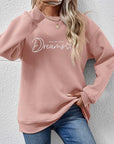 Rosy Brown FOLLOW YOUR DREAMS Graphic Sweatshirt