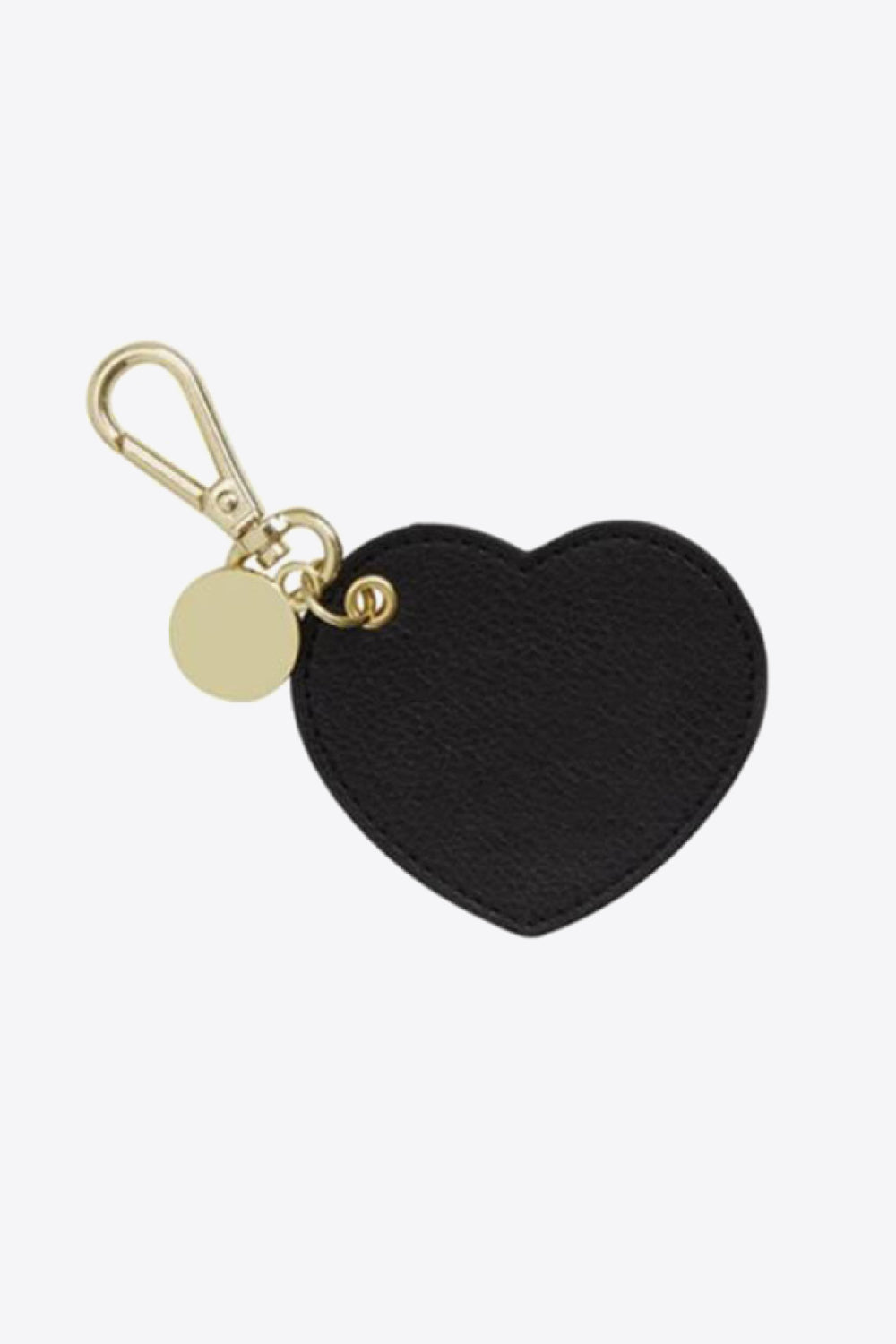 White Smoke Assorted 4-Pack Heart Shape PU Leather Keychain Sentient Beauty Fashions Apparel &amp; Accessories