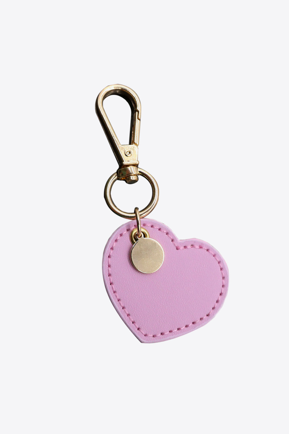 White Smoke Assorted 4-Pack Heart Shape PU Leather Keychain Sentient Beauty Fashions Apparel &amp; Accessories