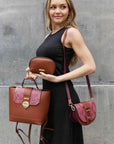 Dark Gray Nicole Lee USA Python 3-Piece Bag Set Sentient Beauty Fashions *Accessories