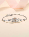 Bisque 925 Sterling Silver Moissanite Bracelet