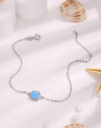 Light Gray Opal Platinum-Plated Bracelet Sentient Beauty Fashions necklaces