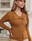 Sienna Collared Neck Long Sleeve Jacket