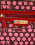 Nicole Lee USA Scallop Stitched Boston Bag