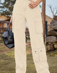 Gray Loose Fit Long Jeans with Pockets Sentient Beauty Fashions Apparel & Accessories