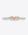 White Smoke Contrast Zircon 925 Sterling Silver Ring Sentient Beauty Fashions rings