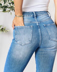 Gray BAYEAS Raw Hem Skinny Jeans Sentient Beauty Fashions Apparel & Accessories