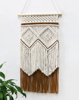 Lavender Two-Tone Handmade Macrame Wall Hanging Sentient Beauty Fashions Home Decor