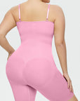 Thistle Full Size Spaghetti Strap Shaping Romper Sentient Beauty Fashions Activewear