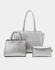 Lavender Nicole Lee USA Regina 3-Piece Satchel Bag Set Sentient Beauty Fashions *Accessories
