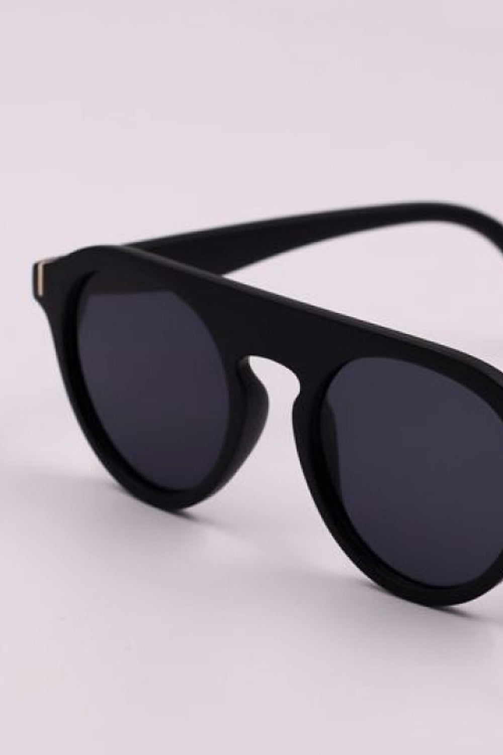Dark Slate Gray 3-Piece Round Polycarbonate Full Rim Sunglasses Sentient Beauty Fashions Apparel &amp; Accessories